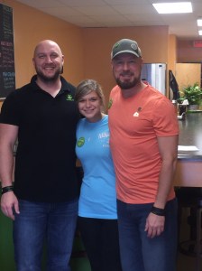 Collin White, Kelci Rasmussen and Greg White are pictured.